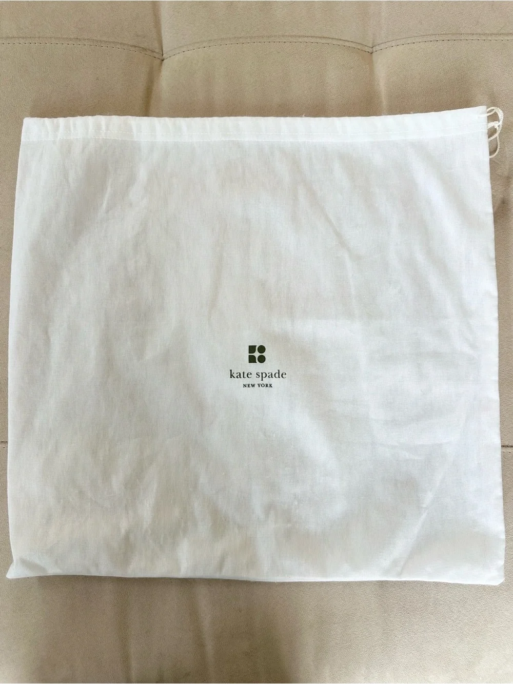 Kate Spade New York Drawstring Dustbag – 18.5” x 17” - Authentic